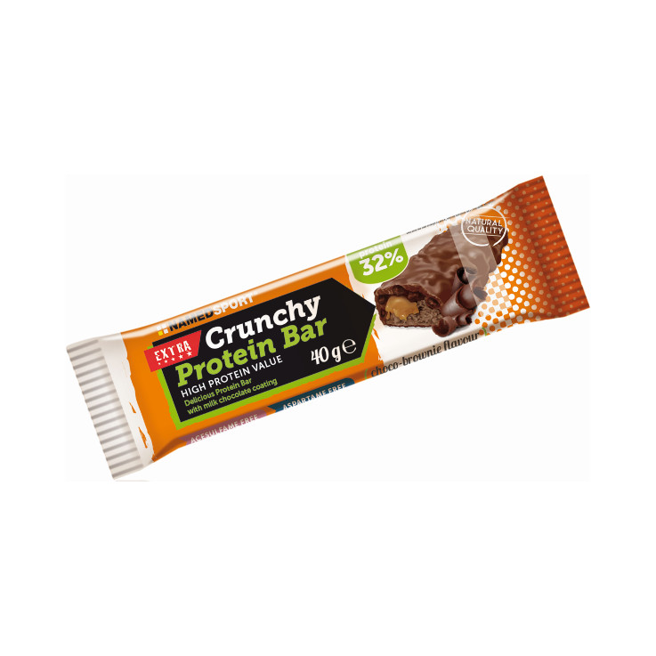CRUNCHY PROTEIN BAR Cookies & Cream - 40g NAMEDSPORT> SUPERFOOD