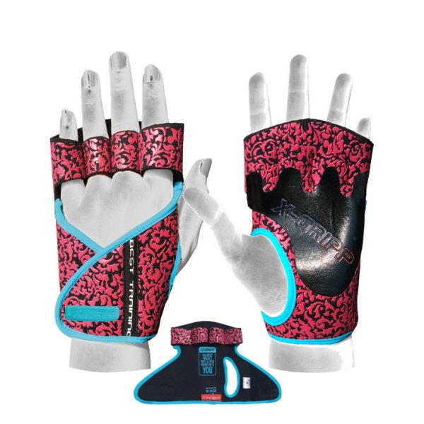 CHIBA Lady Motivation Glove Varios colores Negro-rosa-turquesa