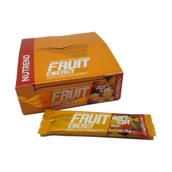 energy fruit bar NUTREND albaricoque